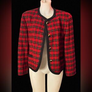 Vintage Pendleton Petite Wool Plaid Jacket – Timeless Classic
